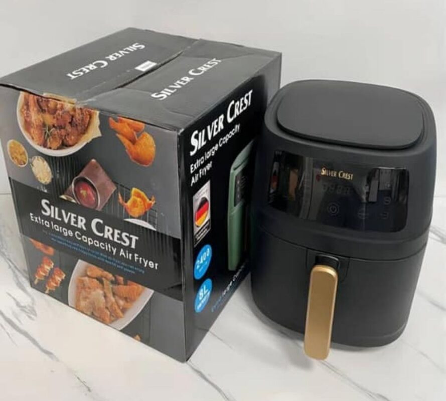 8L Silver Crest LCD Display Air Fryer