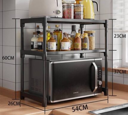 Double Layers Microwave Rack