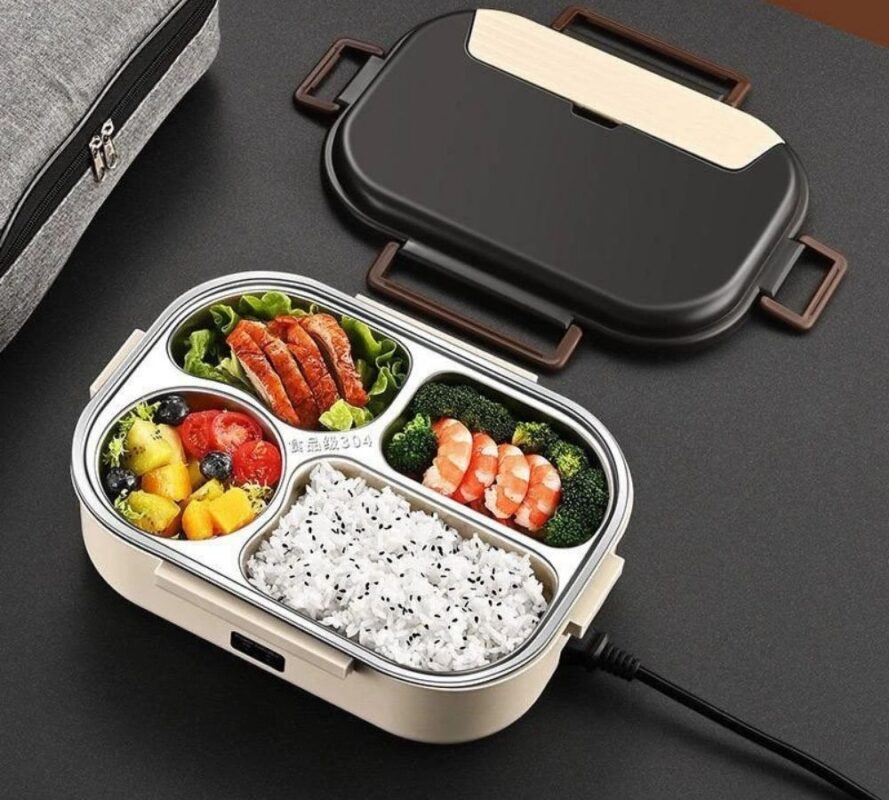 4 Partition Electric Lunch Box1